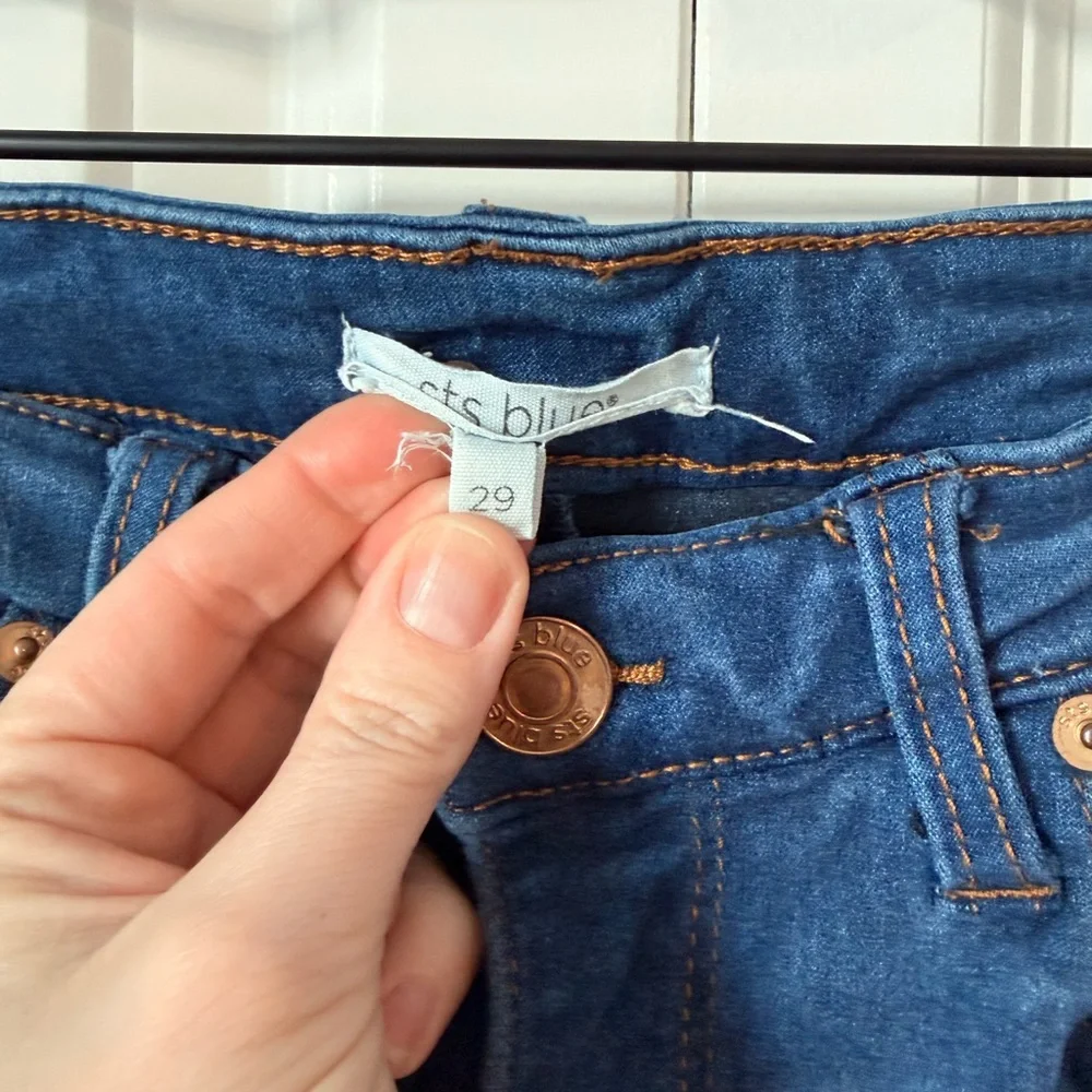 STS Blue Dark Wash Skinny Jeans - Picture 3 of 6